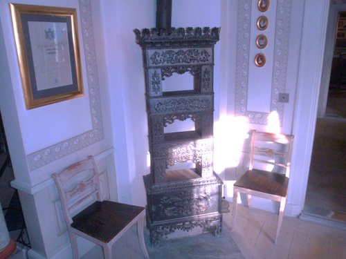 awesome old multi-level Parlor Stove.